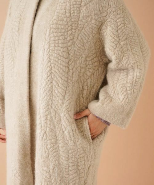 Leilian PLUS HOUSE / レリアンプラスハウス テーラードジャケット | スタンドカラーニットジャケット | 詳細12