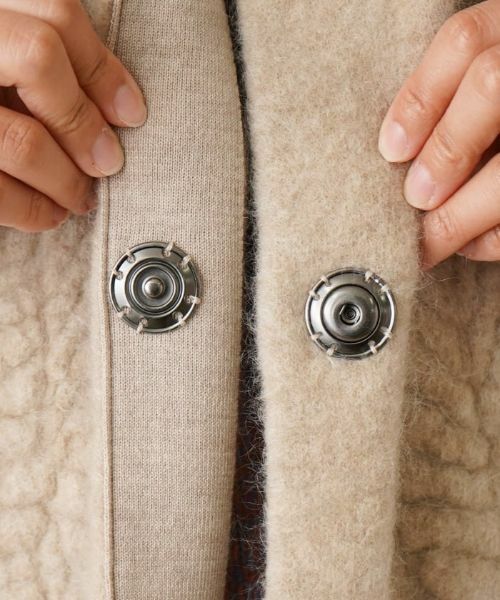 Leilian PLUS HOUSE / レリアンプラスハウス テーラードジャケット | スタンドカラーニットジャケット | 詳細14