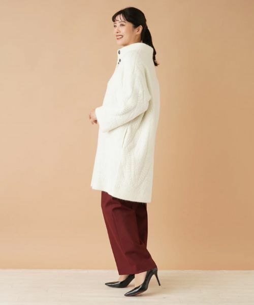 Leilian PLUS HOUSE / レリアンプラスハウス テーラードジャケット | スタンドカラーニットジャケット | 詳細2