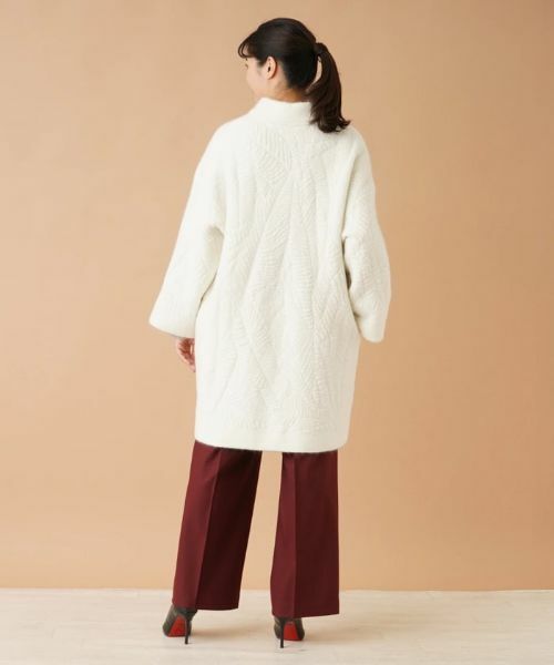 Leilian PLUS HOUSE / レリアンプラスハウス テーラードジャケット | スタンドカラーニットジャケット | 詳細3