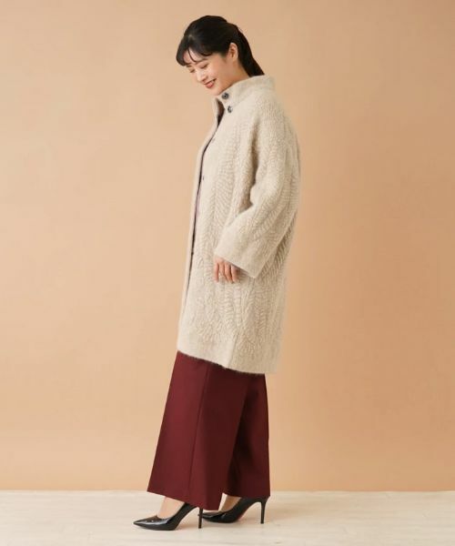 Leilian PLUS HOUSE / レリアンプラスハウス テーラードジャケット | スタンドカラーニットジャケット | 詳細5