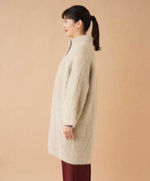 Leilian PLUS HOUSE / レリアンプラスハウス テーラードジャケット | スタンドカラーニットジャケット | 詳細8