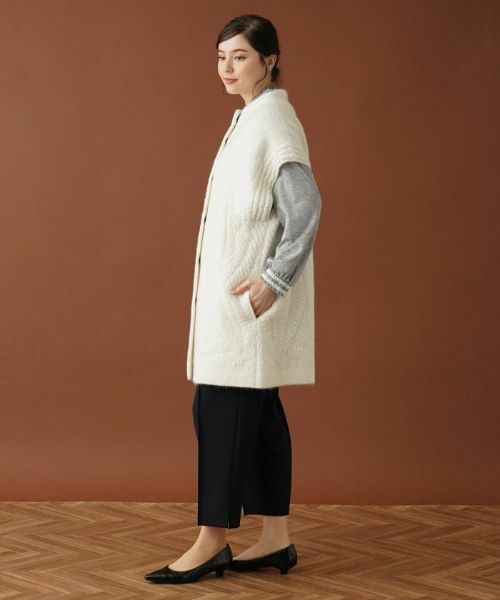 Leilian PLUS HOUSE / レリアンプラスハウス テーラードジャケット | ボトルネックロングニットベスト | 詳細5