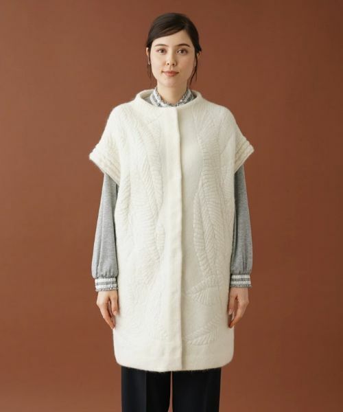 Leilian PLUS HOUSE / レリアンプラスハウス テーラードジャケット | ボトルネックロングニットベスト | 詳細7