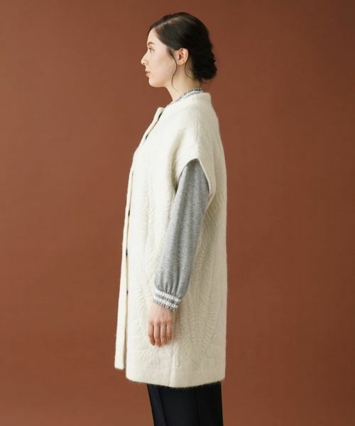 Leilian PLUS HOUSE / レリアンプラスハウス テーラードジャケット | ボトルネックロングニットベスト | 詳細8