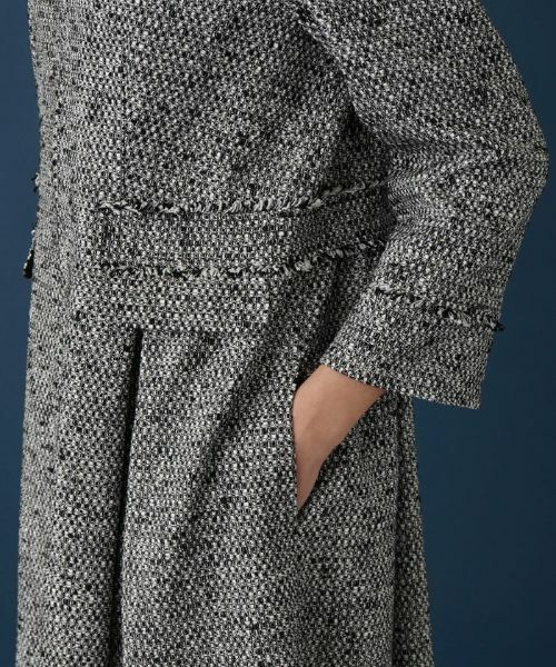Leilian PLUS HOUSE / レリアンプラスハウス ドレス | 【セレモニー】ミックスツイードタックワンピース | 詳細10