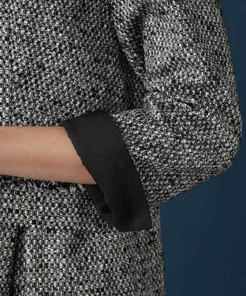 Leilian PLUS HOUSE / レリアンプラスハウス ドレス | 【セレモニー】ミックスツイードタックワンピース | 詳細11