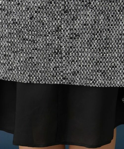 Leilian PLUS HOUSE / レリアンプラスハウス ドレス | 【セレモニー】ミックスツイードタックワンピース | 詳細13