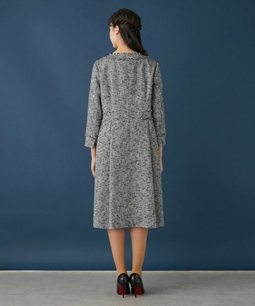 Leilian PLUS HOUSE / レリアンプラスハウス ドレス | 【セレモニー】ミックスツイードタックワンピース | 詳細7