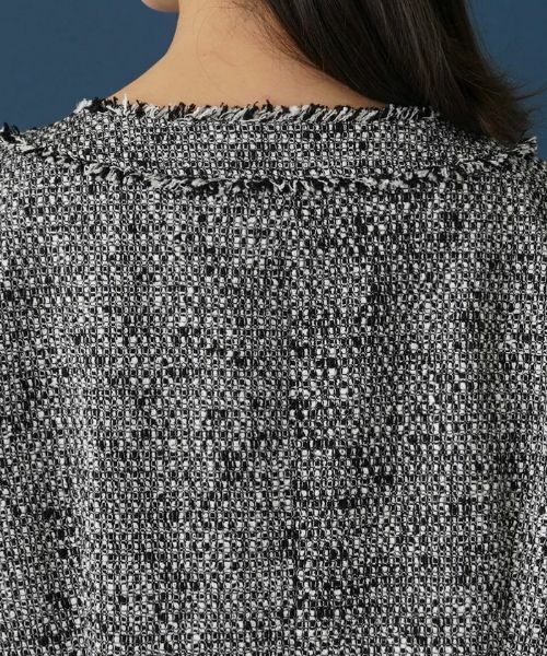 Leilian PLUS HOUSE / レリアンプラスハウス ドレス | 【セレモニー】ミックスツイードタックワンピース | 詳細9