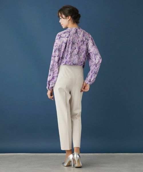 Leilian PLUS HOUSE / レリアンプラスハウス シャツ・ブラウス | フラワープリントリボンブラウス | 詳細3