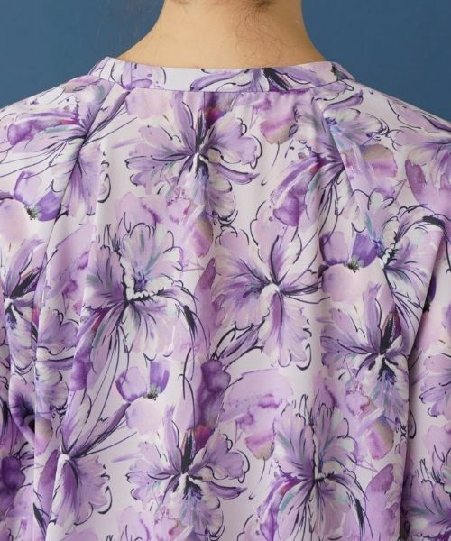 Leilian PLUS HOUSE / レリアンプラスハウス シャツ・ブラウス | フラワープリントリボンブラウス | 詳細9