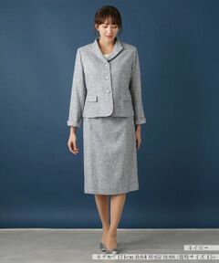 Leilian PLUS HOUSE / レリアンプラスハウス セットアップ | 【セレモニー】ツイードスーツ