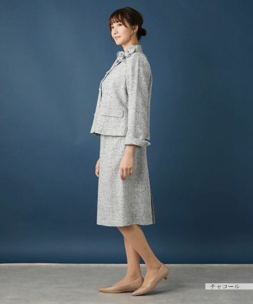 Leilian PLUS HOUSE / レリアンプラスハウス セットアップ | 【セレモニー】ツイードスーツ | 詳細2