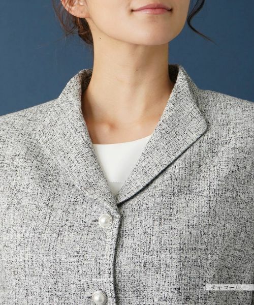 Leilian PLUS HOUSE / レリアンプラスハウス セットアップ | 【セレモニー】ツイードスーツ | 詳細7