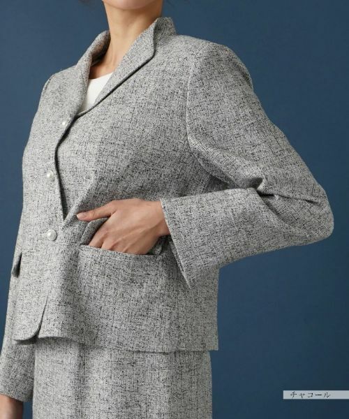 Leilian PLUS HOUSE / レリアンプラスハウス セットアップ | 【セレモニー】ツイードスーツ | 詳細9