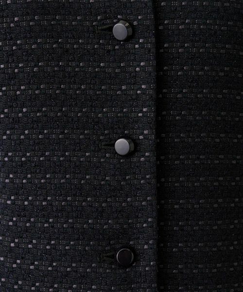 Leilian PLUS HOUSE / レリアンプラスハウス セットアップ | ショールカラーツイードスーツ【セレモニー】 | 詳細17