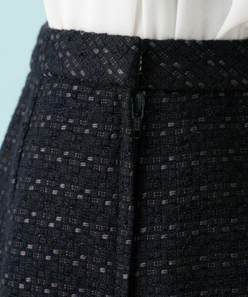 Leilian PLUS HOUSE / レリアンプラスハウス セットアップ | ショールカラーツイードスーツ【セレモニー】 | 詳細23