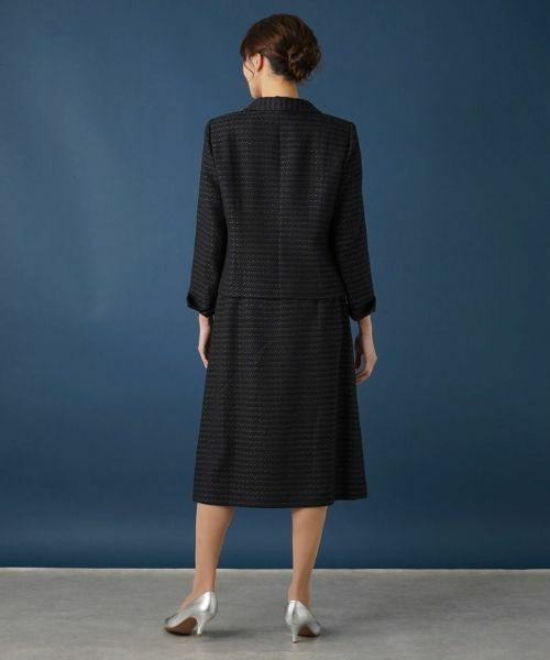 Leilian PLUS HOUSE / レリアンプラスハウス セットアップ | ショールカラーツイードスーツ【セレモニー】 | 詳細28