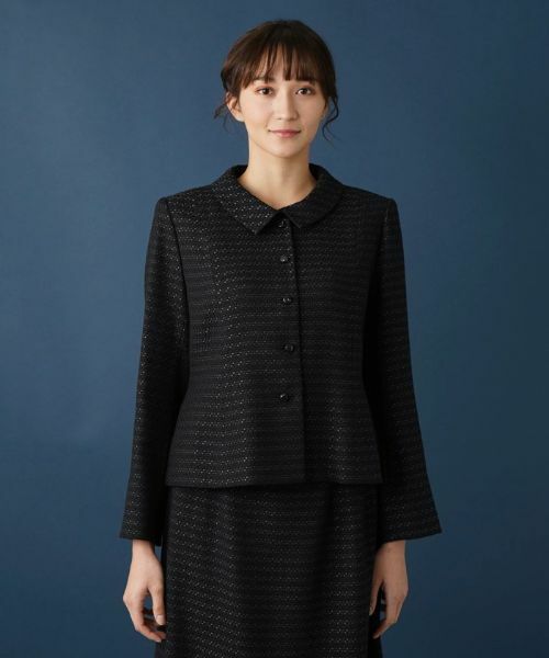 Leilian PLUS HOUSE / レリアンプラスハウス セットアップ | ショールカラーツイードスーツ【セレモニー】 | 詳細29