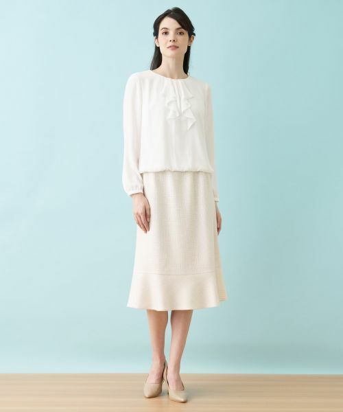 Leilian PLUS HOUSE / レリアンプラスハウス シャツ・ブラウス | 【セレモニー】ラッフルフリルブラウス | 詳細11