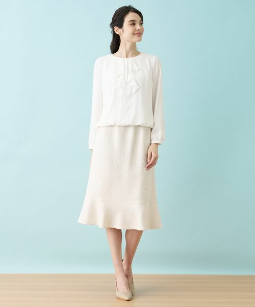 Leilian PLUS HOUSE / レリアンプラスハウス シャツ・ブラウス | 【セレモニー】ラッフルフリルブラウス | 詳細12