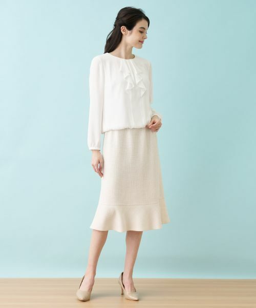 Leilian PLUS HOUSE / レリアンプラスハウス シャツ・ブラウス | 【セレモニー】ラッフルフリルブラウス | 詳細13