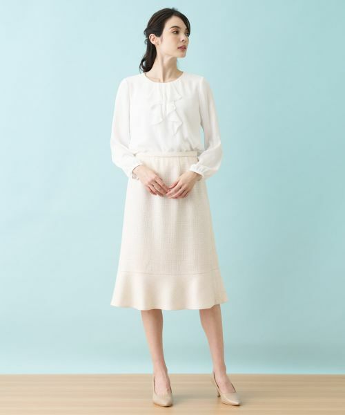Leilian PLUS HOUSE / レリアンプラスハウス シャツ・ブラウス | 【セレモニー】ラッフルフリルブラウス | 詳細15