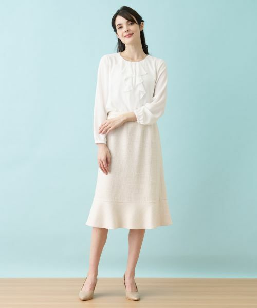 Leilian PLUS HOUSE / レリアンプラスハウス シャツ・ブラウス | 【セレモニー】ラッフルフリルブラウス | 詳細16