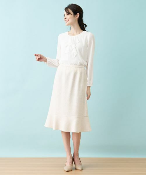 Leilian PLUS HOUSE / レリアンプラスハウス シャツ・ブラウス | 【セレモニー】ラッフルフリルブラウス | 詳細17