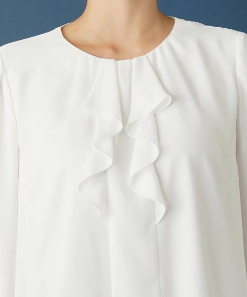 Leilian PLUS HOUSE / レリアンプラスハウス シャツ・ブラウス | 【セレモニー】ラッフルフリルブラウス | 詳細25