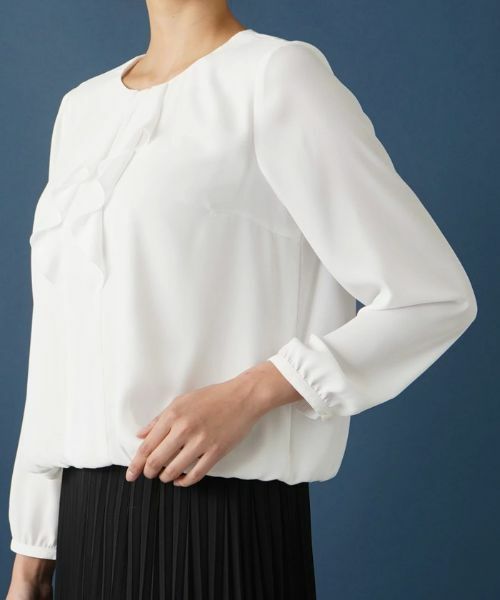 Leilian PLUS HOUSE / レリアンプラスハウス シャツ・ブラウス | 【セレモニー】ラッフルフリルブラウス | 詳細27