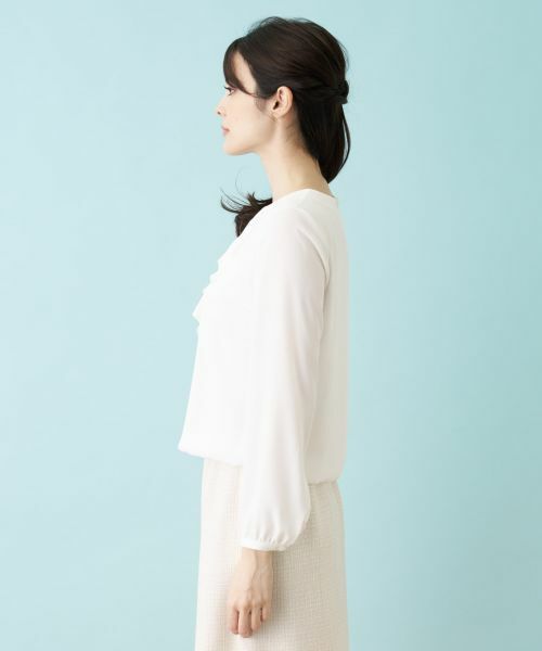 Leilian PLUS HOUSE / レリアンプラスハウス シャツ・ブラウス | 【セレモニー】ラッフルフリルブラウス | 詳細5