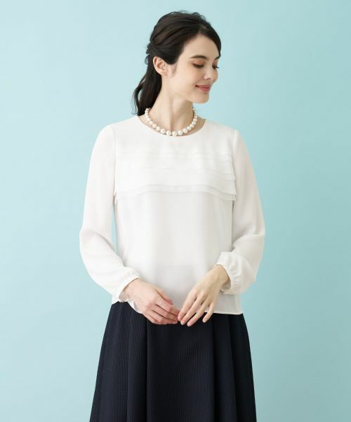 Leilian PLUS HOUSE / レリアンプラスハウス シャツ・ブラウス | 【セレモニー】ティアードフリルブラウス | 詳細15