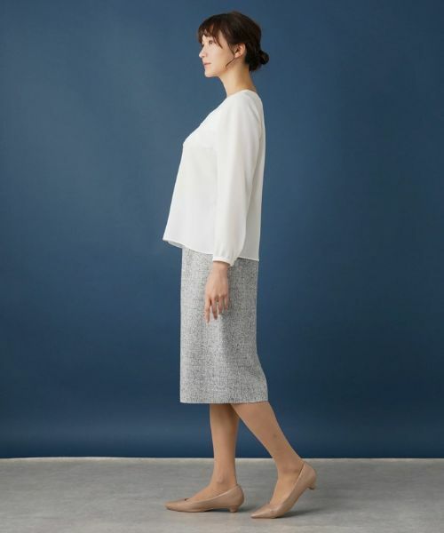 Leilian PLUS HOUSE / レリアンプラスハウス シャツ・ブラウス | 【セレモニー】ティアードフリルブラウス | 詳細17