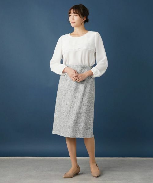 Leilian PLUS HOUSE / レリアンプラスハウス シャツ・ブラウス | 【セレモニー】ティアードフリルブラウス | 詳細19