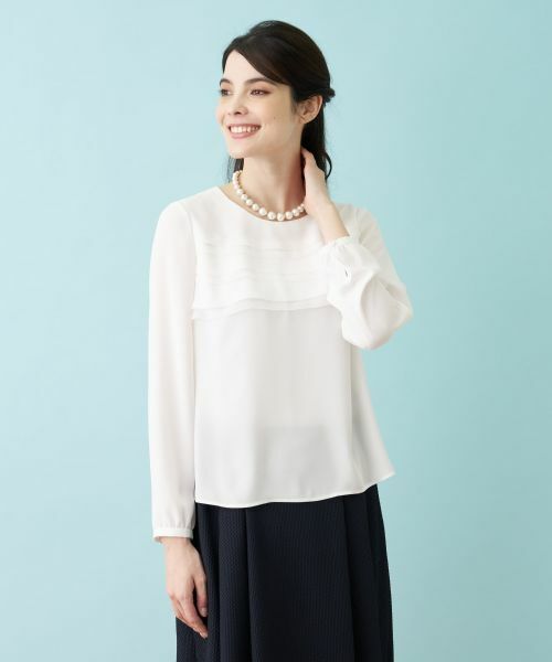 Leilian PLUS HOUSE / レリアンプラスハウス シャツ・ブラウス | 【セレモニー】ティアードフリルブラウス | 詳細3