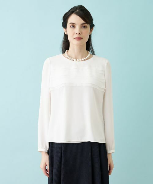 Leilian PLUS HOUSE / レリアンプラスハウス シャツ・ブラウス | 【セレモニー】ティアードフリルブラウス | 詳細4