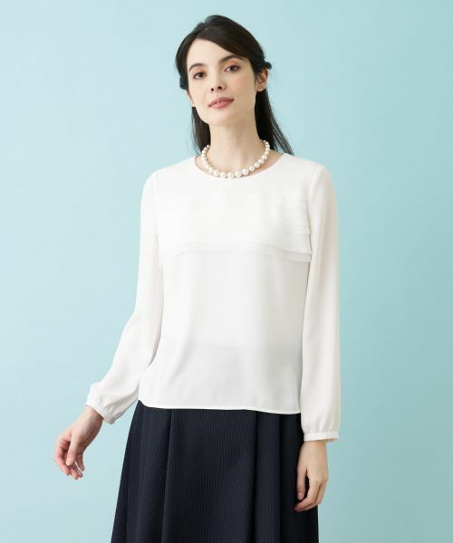 Leilian PLUS HOUSE / レリアンプラスハウス シャツ・ブラウス | 【セレモニー】ティアードフリルブラウス | 詳細5