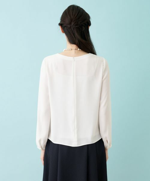Leilian PLUS HOUSE / レリアンプラスハウス シャツ・ブラウス | 【セレモニー】ティアードフリルブラウス | 詳細8