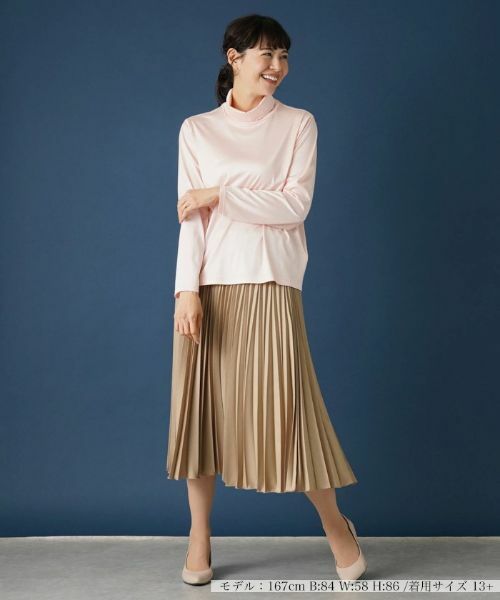 Leilian PLUS HOUSE / レリアンプラスハウス カットソー | 【店舗人気】タートルネックカットソー | 詳細1