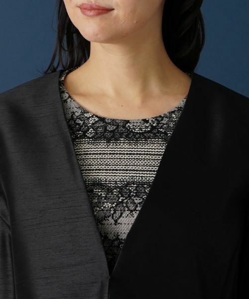 Leilian PLUS HOUSE / レリアンプラスハウス テーラードジャケット | ノーカラージャケット【プラス企画】 | 詳細7