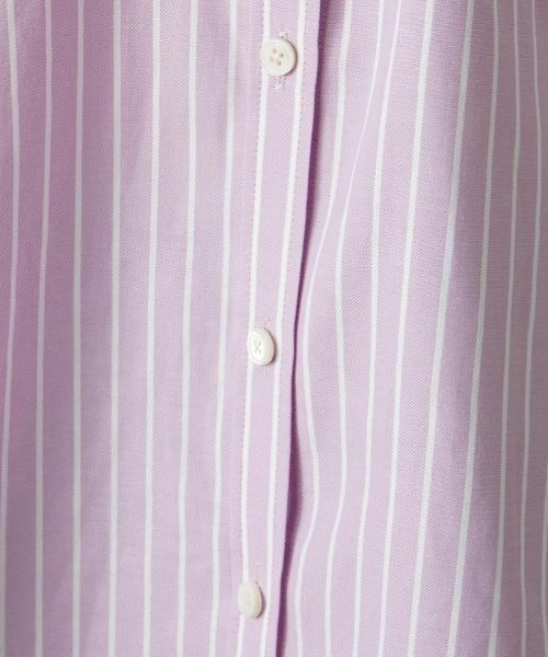Leilian PLUS HOUSE / レリアンプラスハウス シャツ・ブラウス | バックタック入りストライプシャツ | 詳細11