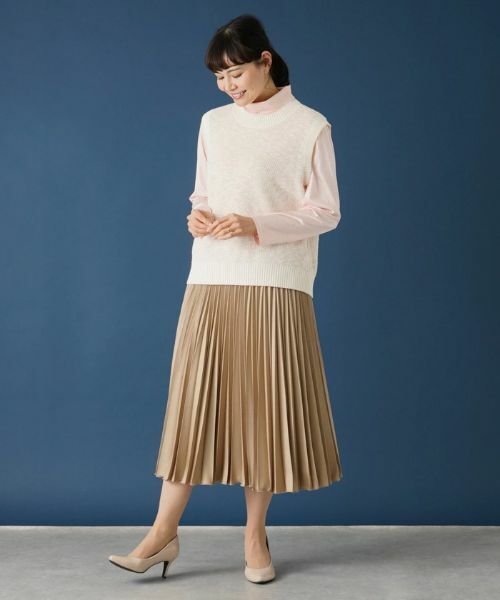 Leilian PLUS HOUSE / レリアンプラスハウス テーラードジャケット | スラブニットベスト | 詳細11