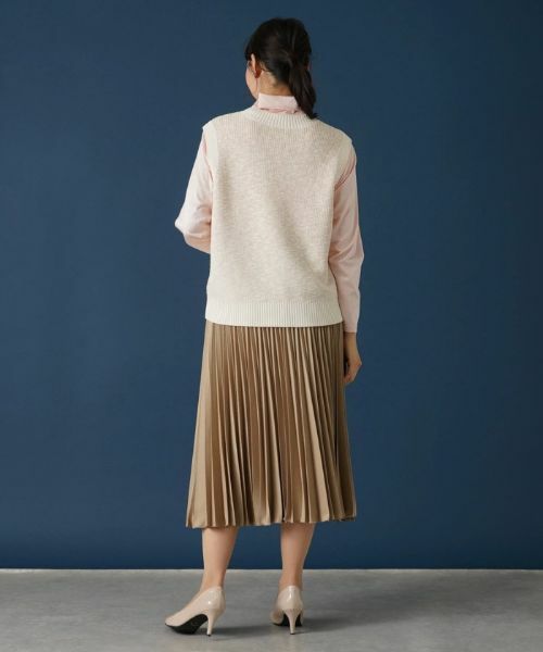 Leilian PLUS HOUSE / レリアンプラスハウス テーラードジャケット | スラブニットベスト | 詳細13