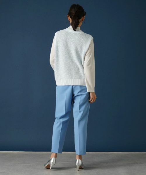 Leilian PLUS HOUSE / レリアンプラスハウス テーラードジャケット | スラブニットベスト | 詳細3