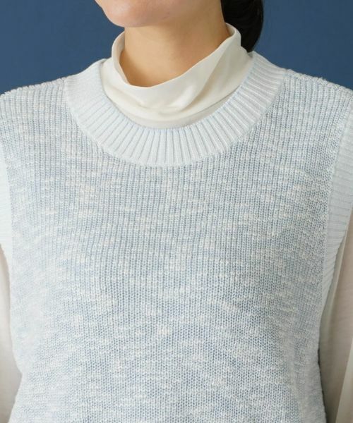 Leilian PLUS HOUSE / レリアンプラスハウス テーラードジャケット | スラブニットベスト | 詳細7