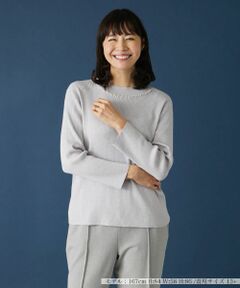 Leilian PLUS HOUSE / レリアンプラスハウス ニット・セーター | ハイネックラメニット