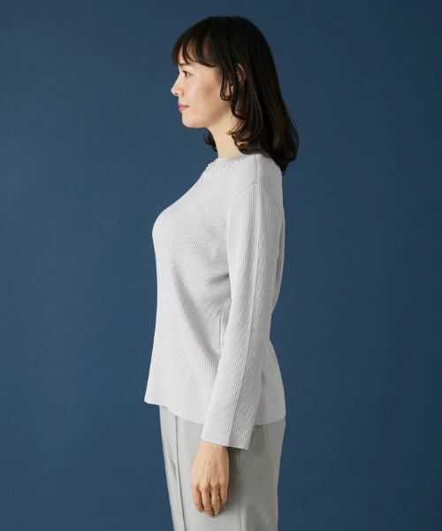 Leilian PLUS HOUSE / レリアンプラスハウス ニット・セーター | ハイネックラメニット | 詳細5