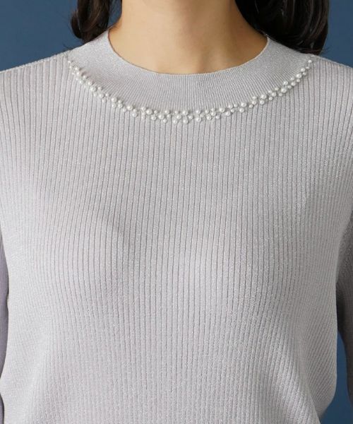 Leilian PLUS HOUSE / レリアンプラスハウス ニット・セーター | ハイネックラメニット | 詳細7